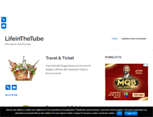 Tablet Screenshot of lifeinthetube.com